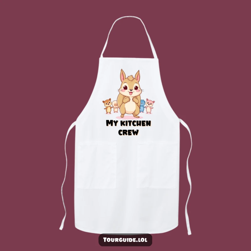 Funny Squirrel Leader Apron: Kitchen Guidance, Your Ideal Humorous Gift